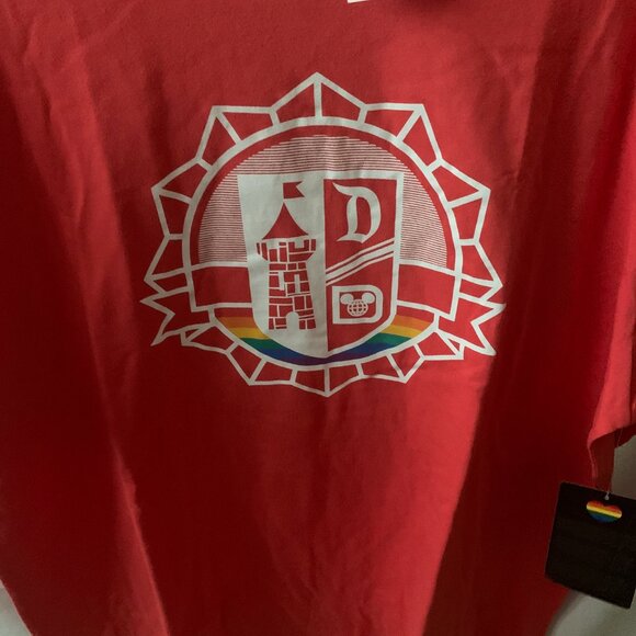 DISNEY PARKS Pride Collection Tee in Red Sz LARGE - Picture 3 of 5